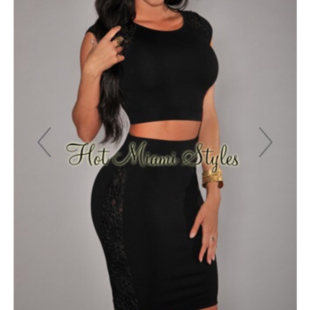 Two piece crochet skirt